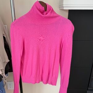 Pink Turtleneck Sweater